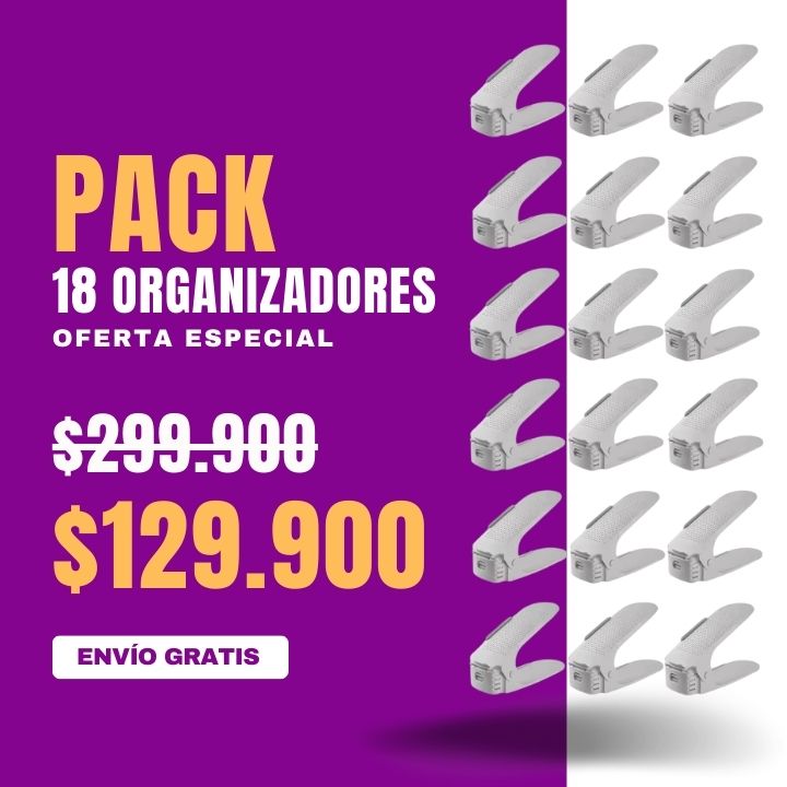 ORGANIZADOR DE CALZADO X 6