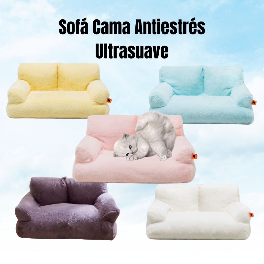 Mascotas Consentidas: Sofá Cama Antiestrés Ultrasuave