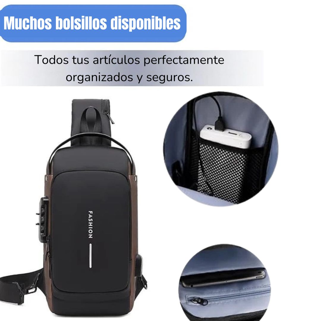 Bolso Anti Robo de Cuero - Seguridad y Estilo en Cada Paso